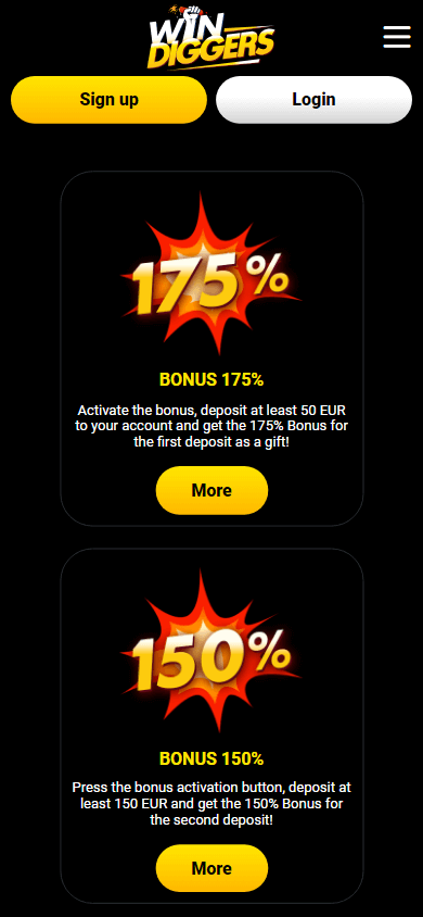 Win Diggers Online Casino Mobile Video Gaming